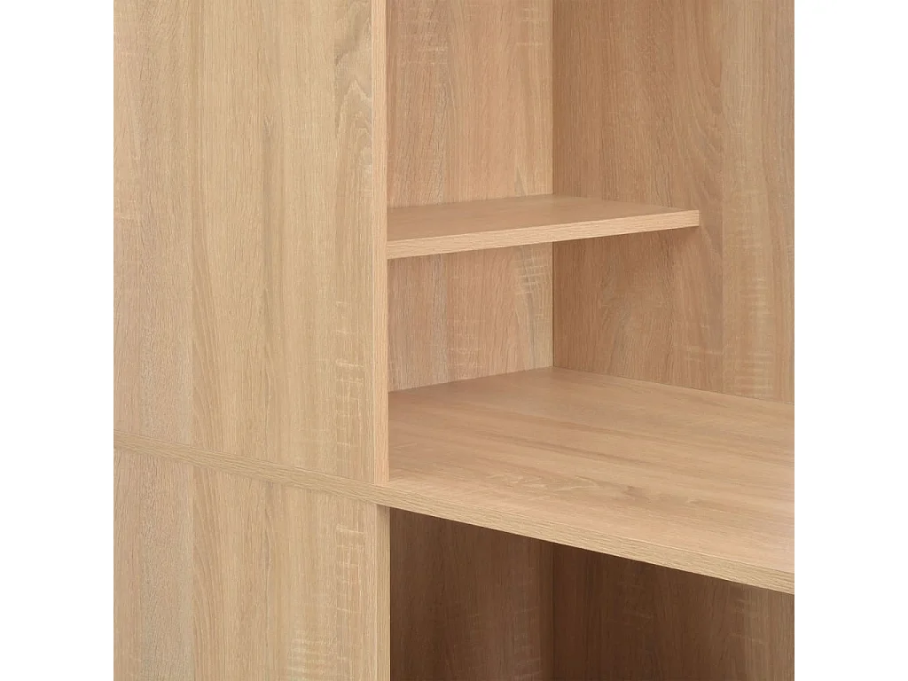 Table de bar avec armoire Chêne 115x59x200 cm