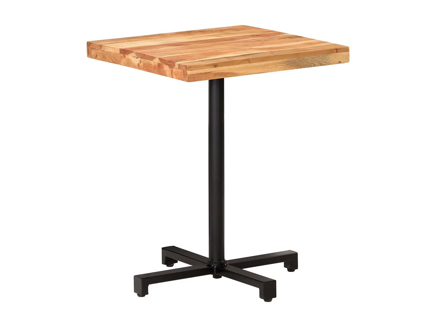Table de bistro Carrée 60x60x75 cm Bois d'acacia massif