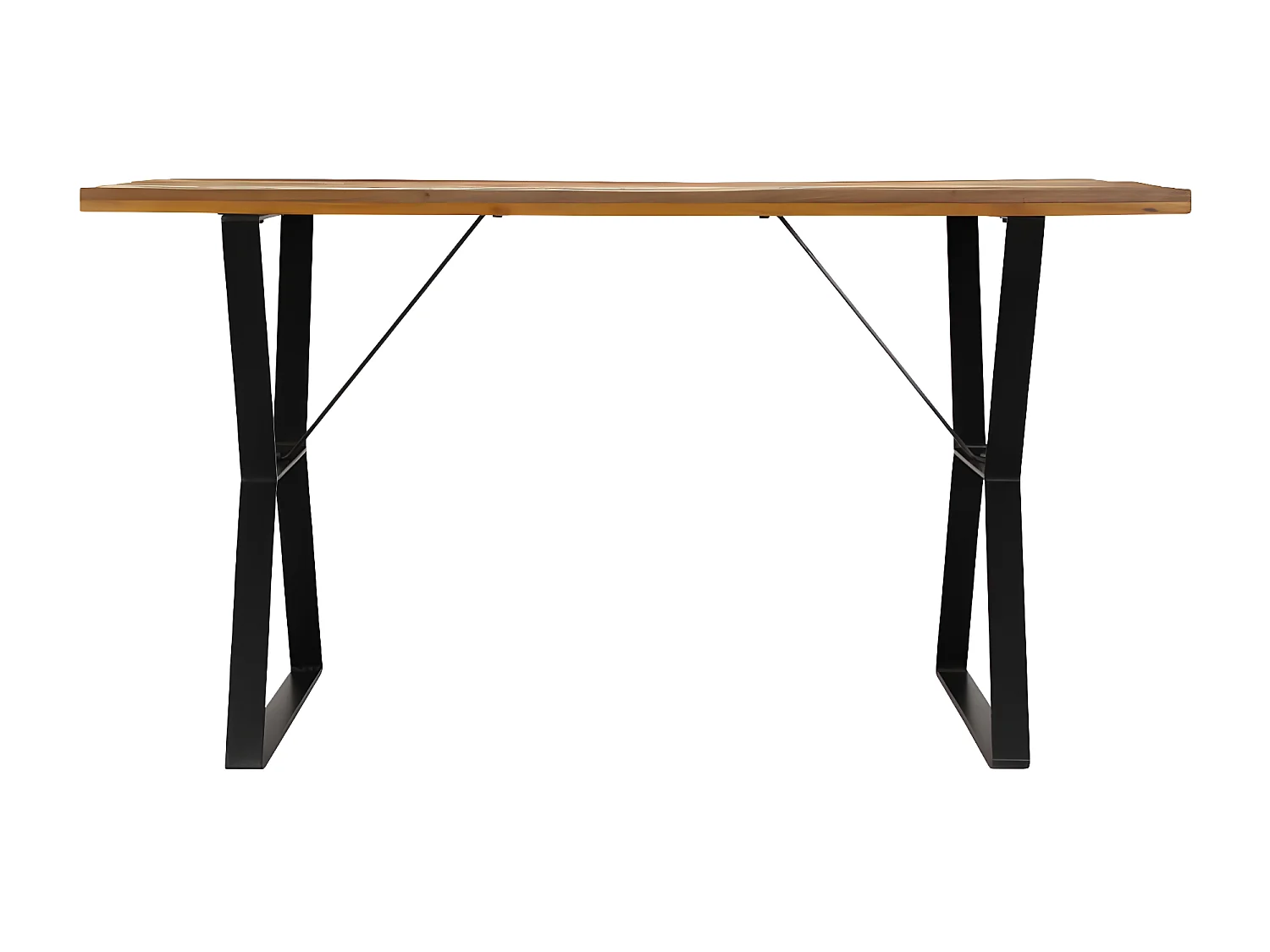 Tavolo da Pranzo 140x80x76 cm in Legno Massello di Recupero