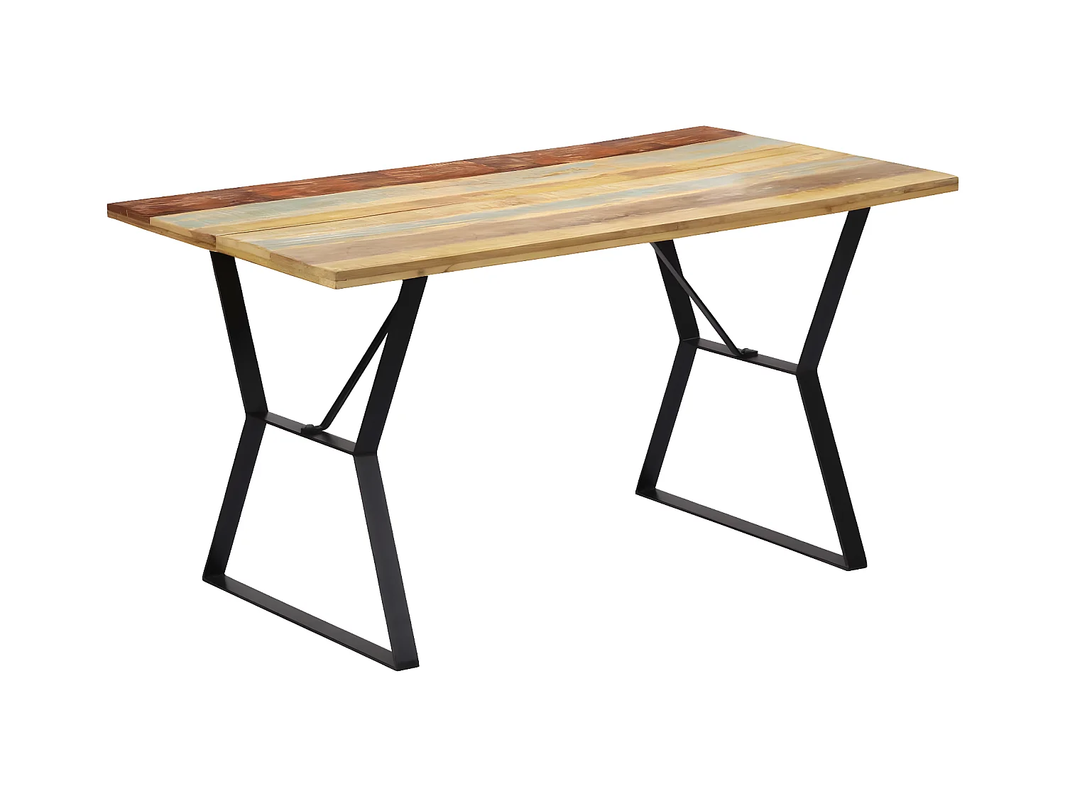 Esstisch 140x80x76 cm Altholz Massiv