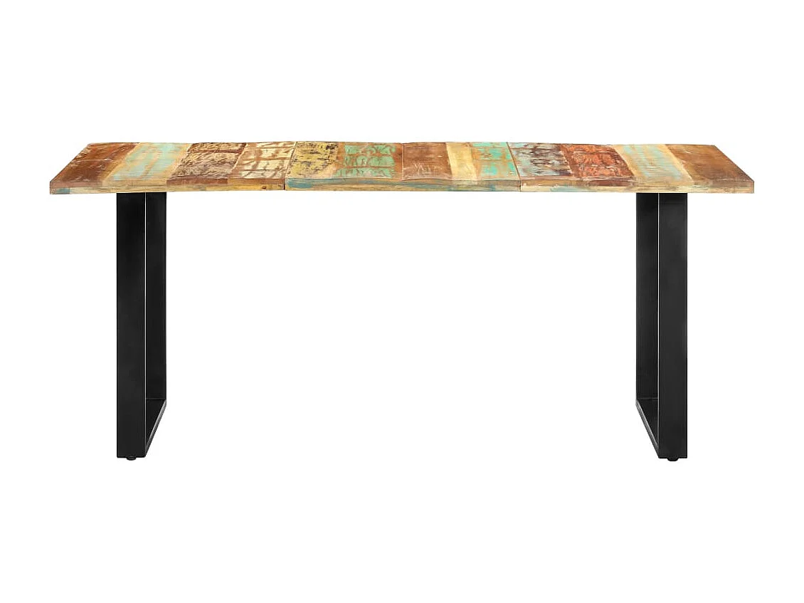 Tavolo da Pranzo 180x90x76 cm in Legno Massello di Recupero