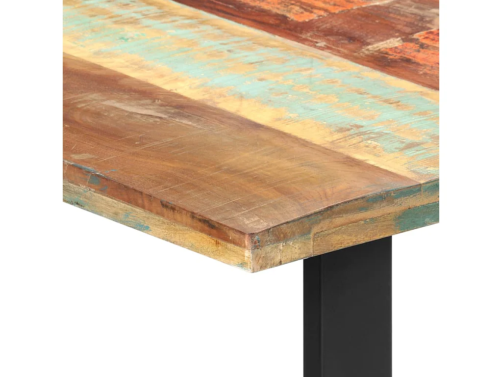 Tavolo da Pranzo 180x90x76 cm in Legno Massello di Recupero
