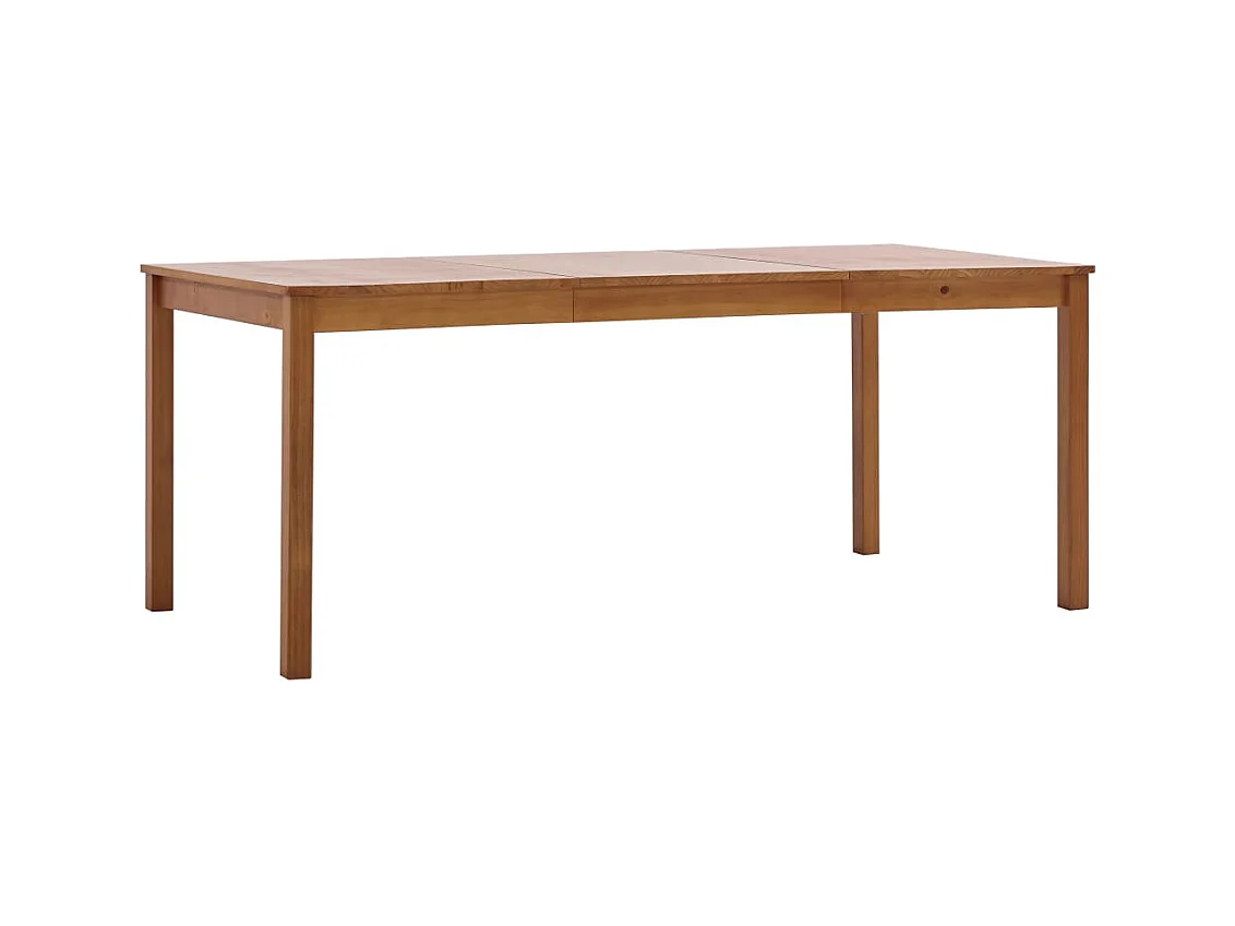 Eettafel 180x90x73 cm grenenhout honingbruin