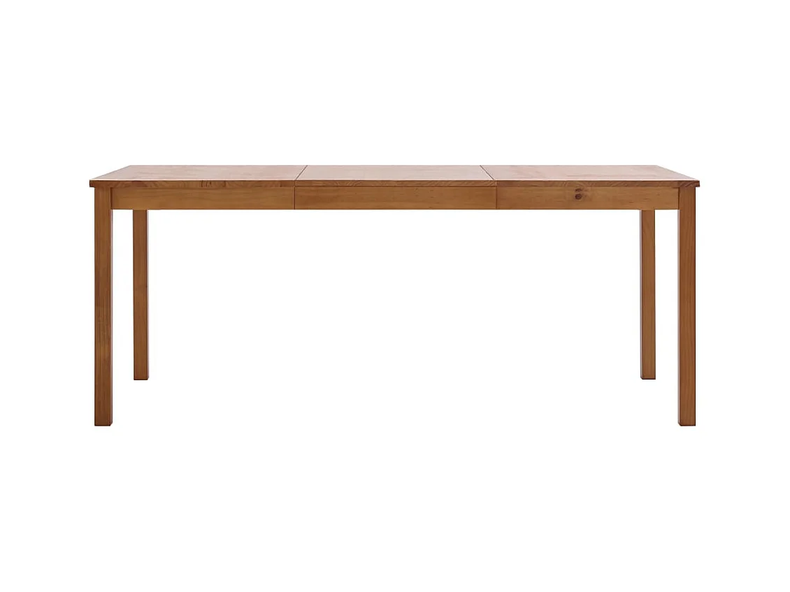 Table à manger Marron miel 180x90x73 cm Bois de pin