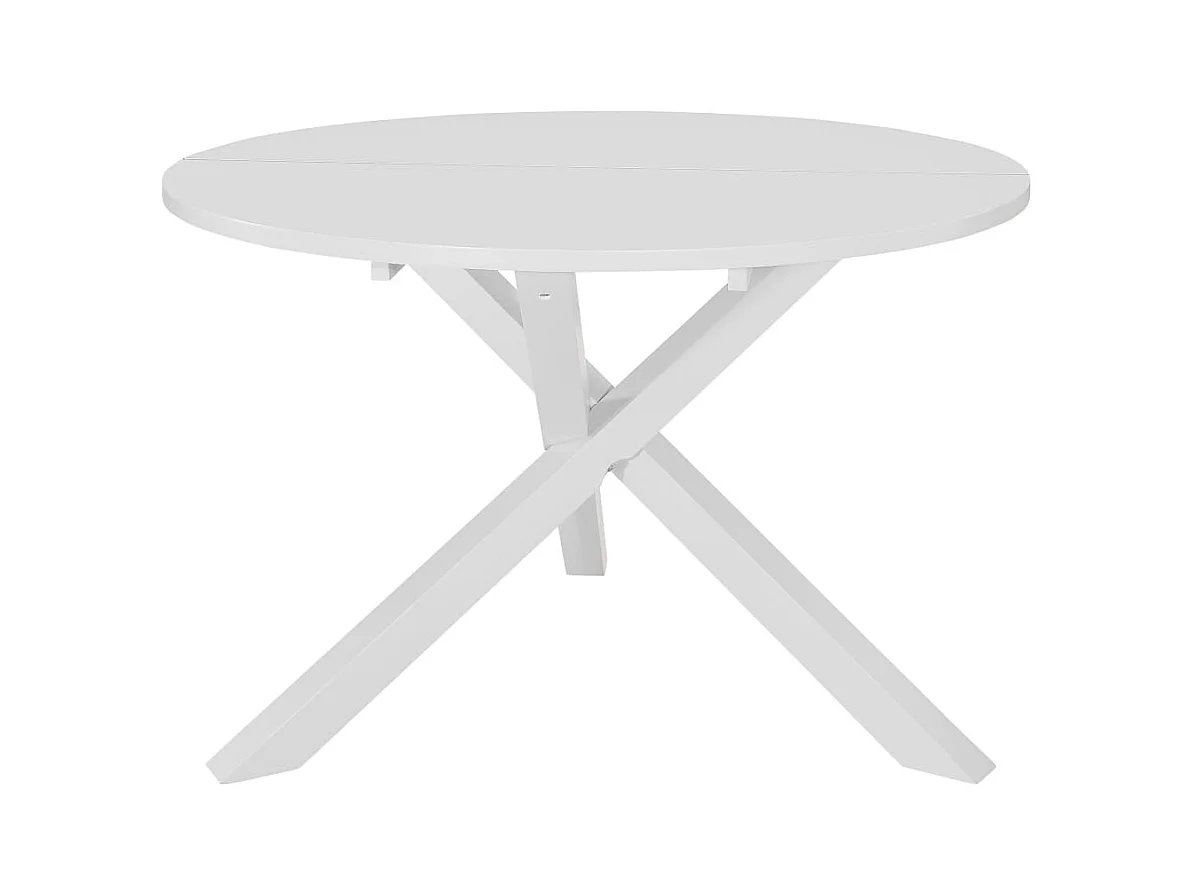 Table à manger Blanc 120x75 cm MDF