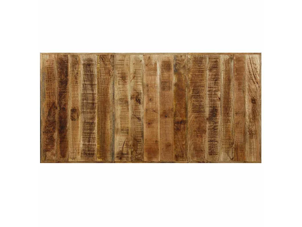 Esstisch Massivholz Mango und Stahlgestell 180 cm