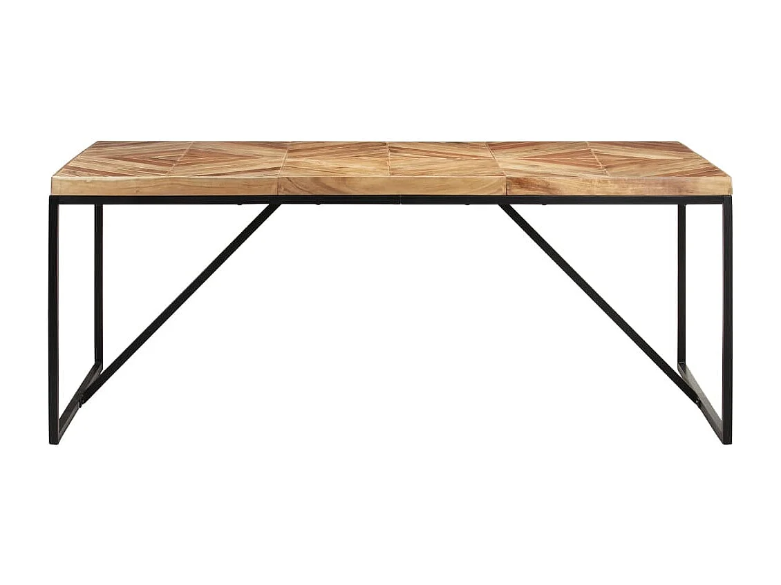 Eettafel 180x90x76 cm massief acaciahout en mangohout