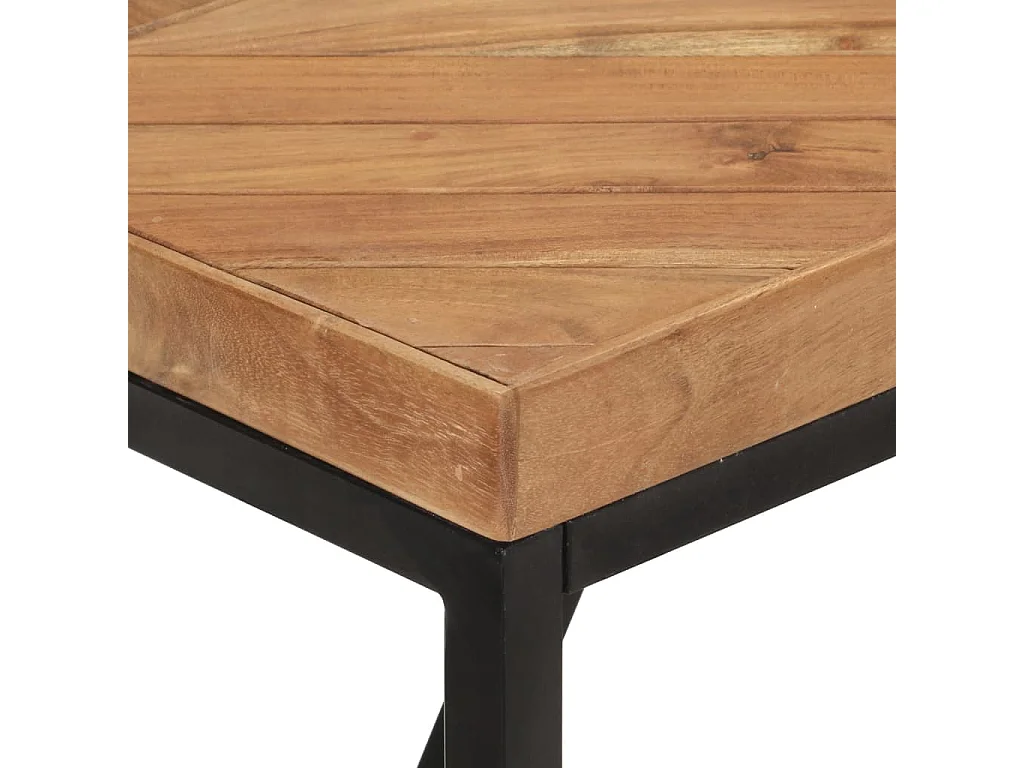 Eettafel 180x90x76 cm massief acaciahout en mangohout