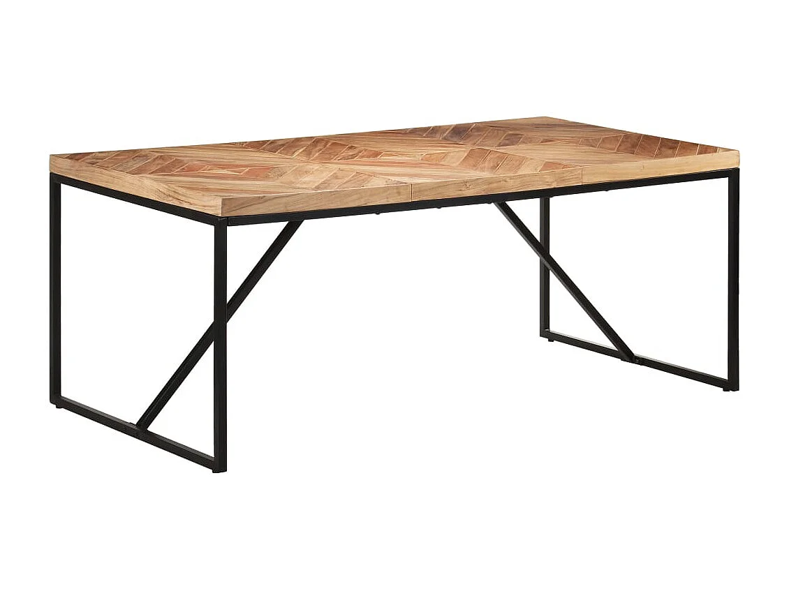 Esstisch 180x90x76 cm Akazie und Mango Massivholz
