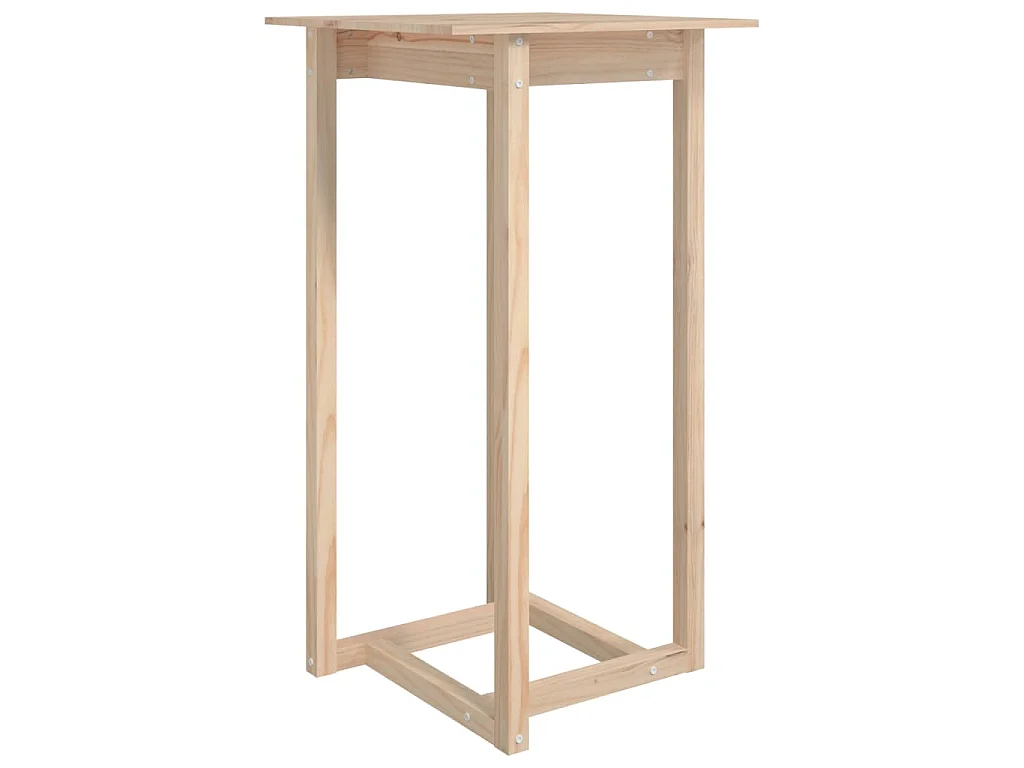 Table de bar 60x60x110 cm Bois massif de pin