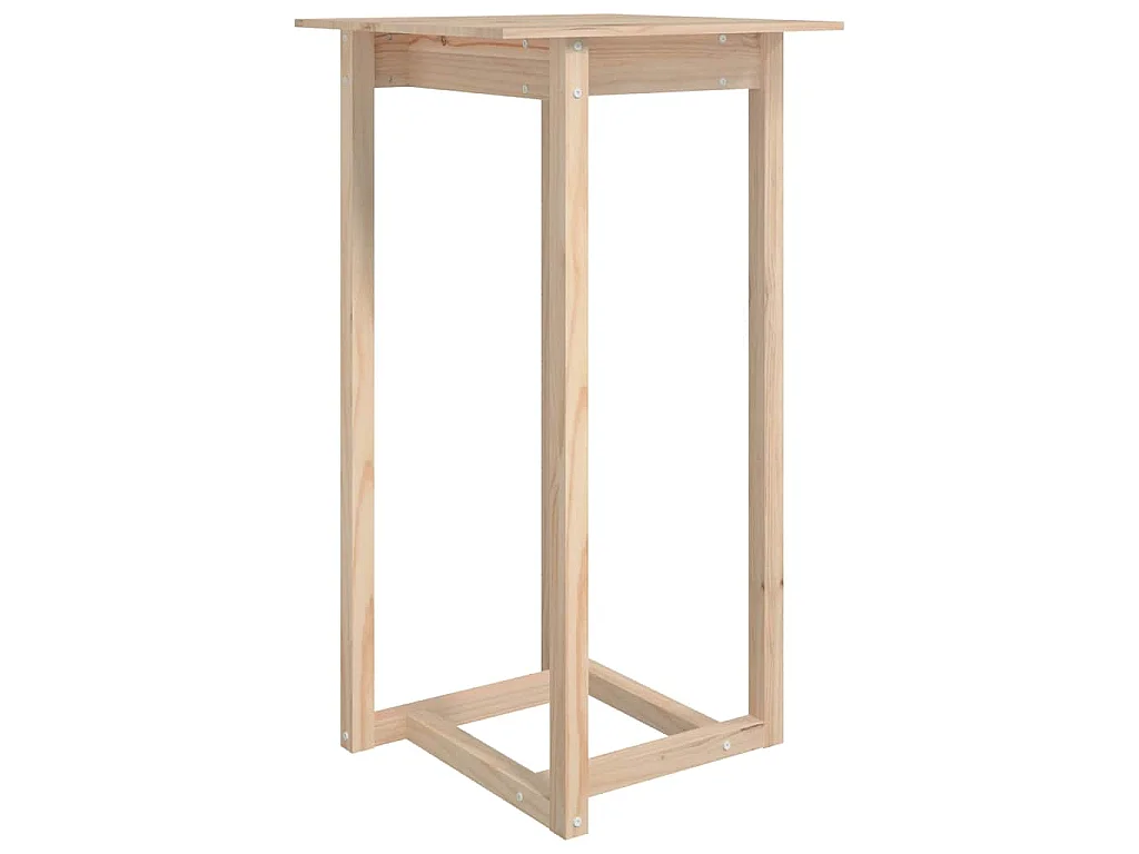 Table de bar 60x60x110 cm Bois massif de pin