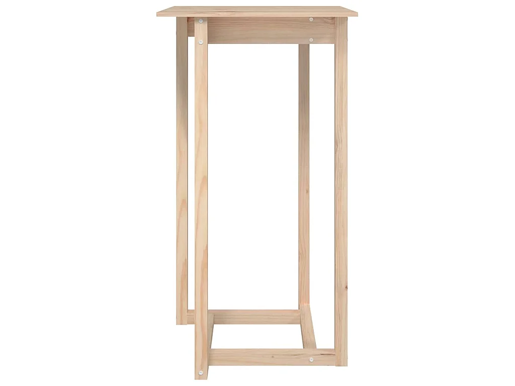 Table de bar 60x60x110 cm Bois massif de pin