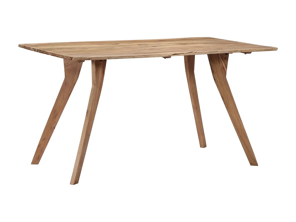 Table de salle à manger 140x80x76 cm Bois d'acacia massif