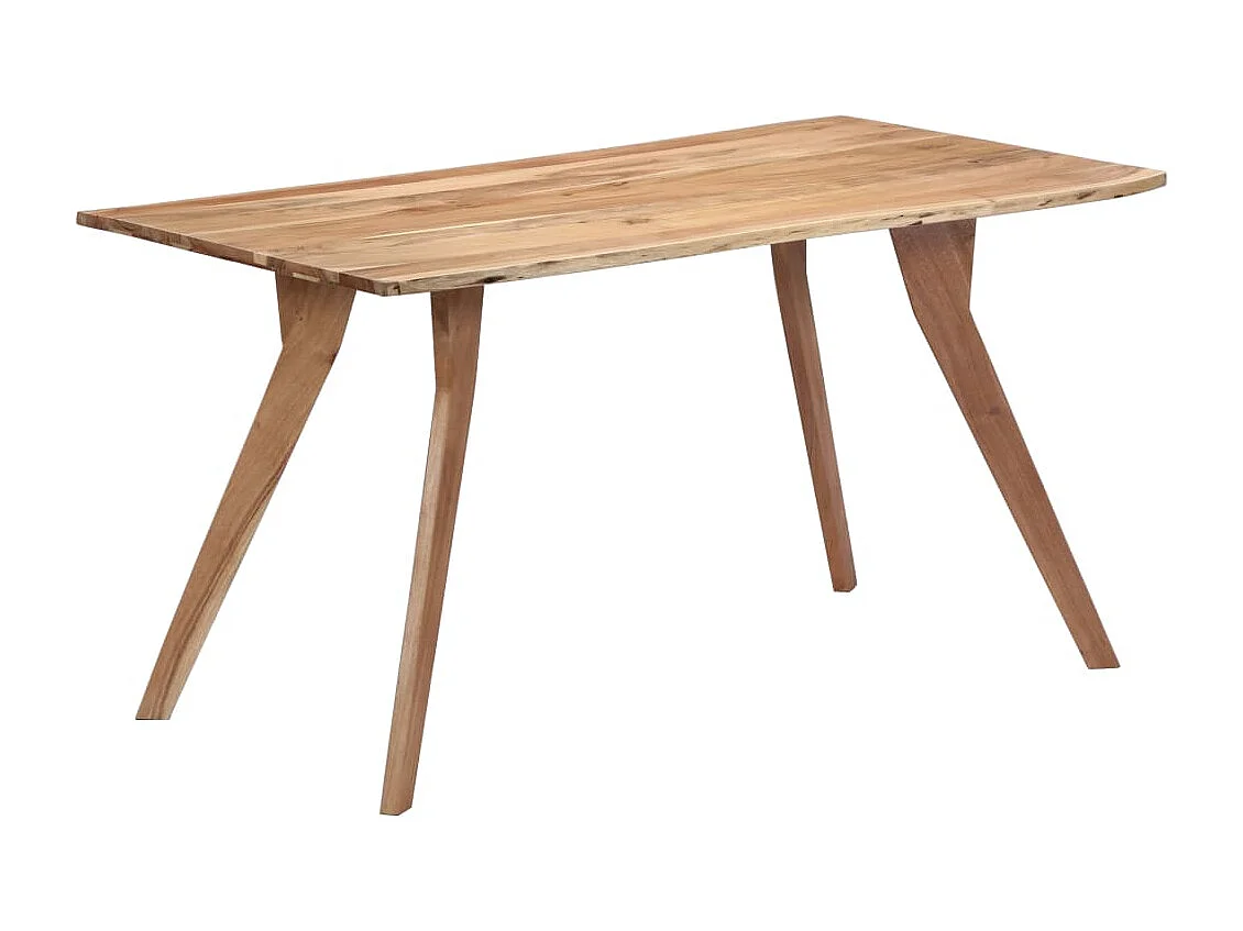 Table de salle à manger 140x80x76 cm Bois d'acacia massif