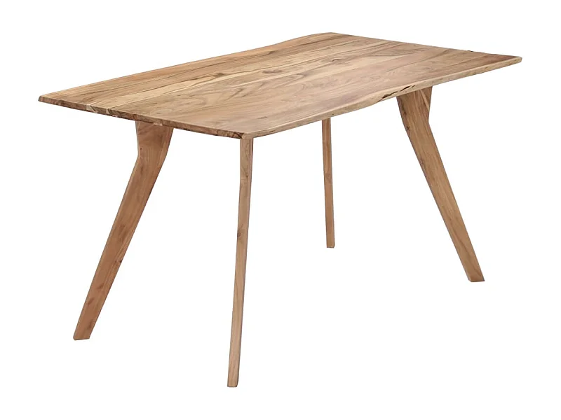 Table de salle à manger 140x80x76 cm Bois d'acacia massif