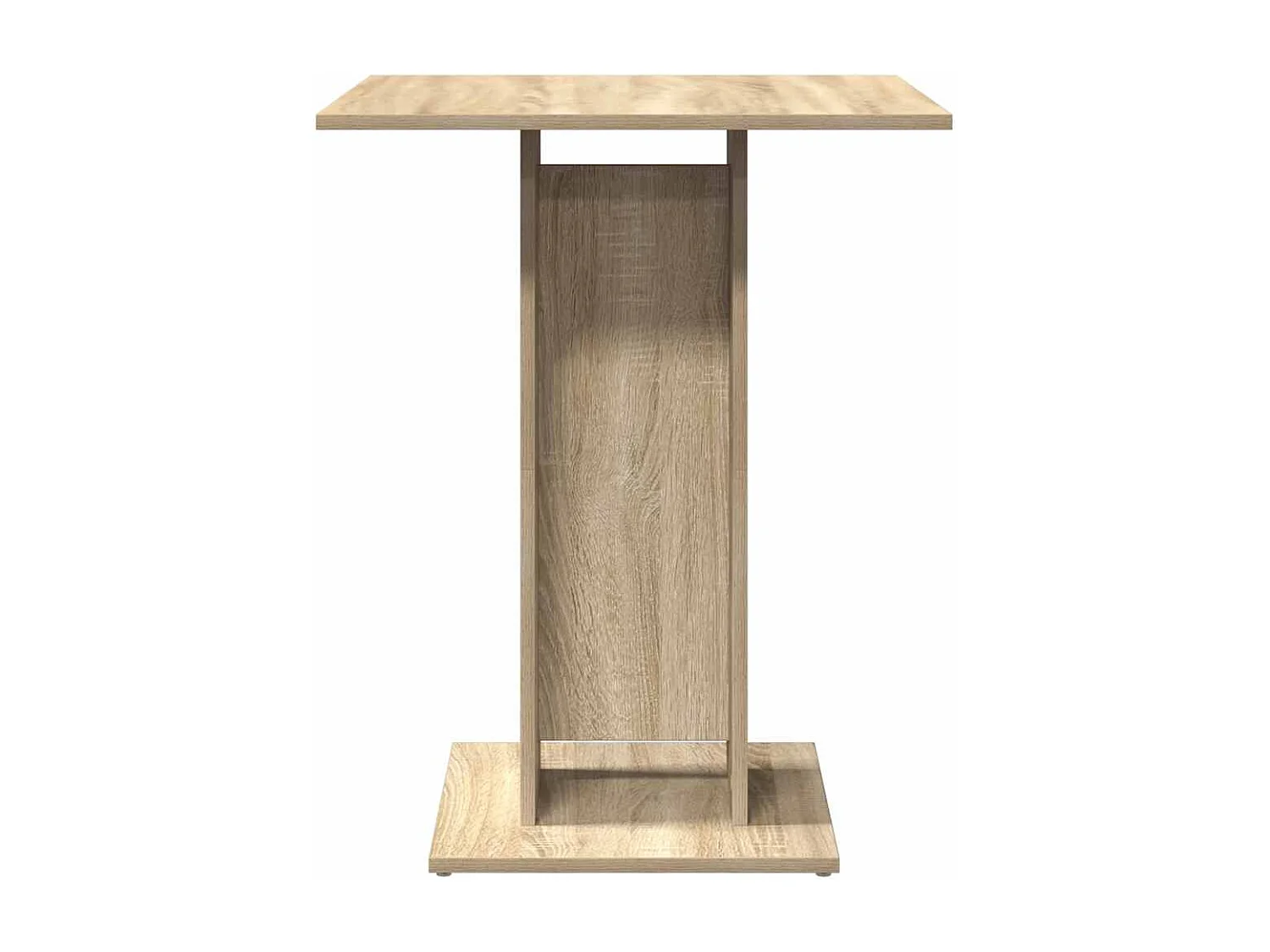 Tavolo da Bistrot Rovere Sonoma 60x60x75 cm Legno Multistrato