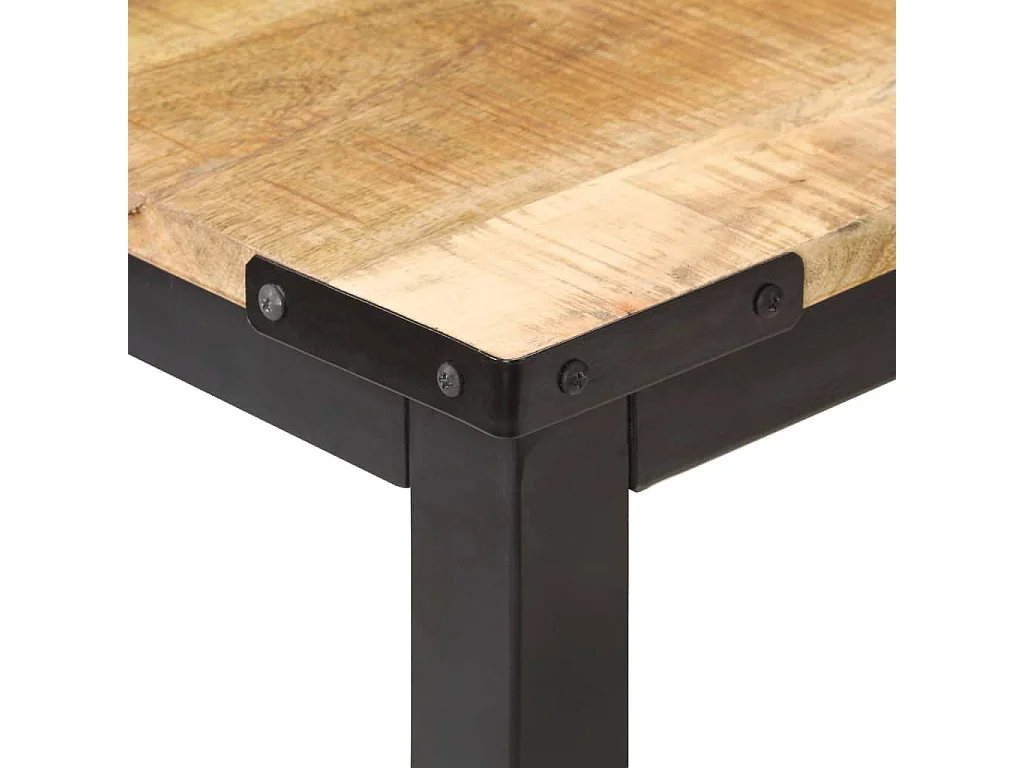 Table à manger 140x70x76 cm Bois de manguier brut massif