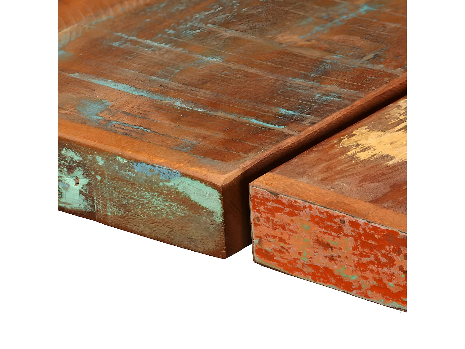 Mesa de bar de madera maciza reciclada 150x70x107 cm