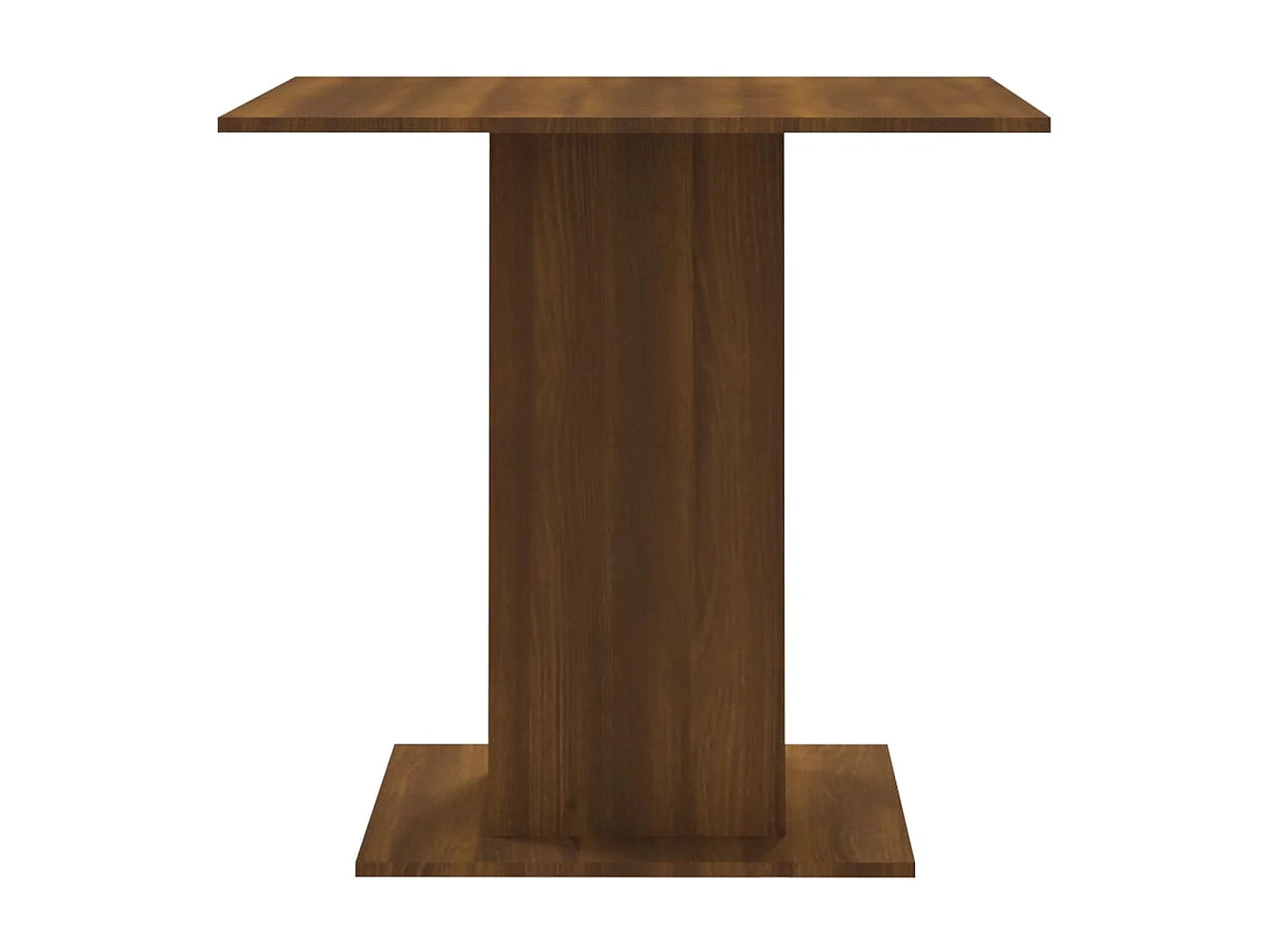 Esstisch Braun Eichen-Optik 80x80x75 cm Holzwerkstoff