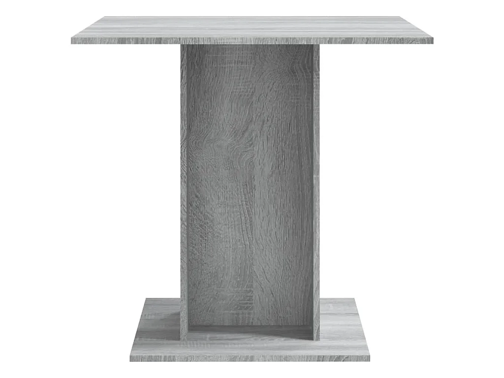 Table à dîner Sonoma gris 80x80x75 cm Bois d'ingénierie