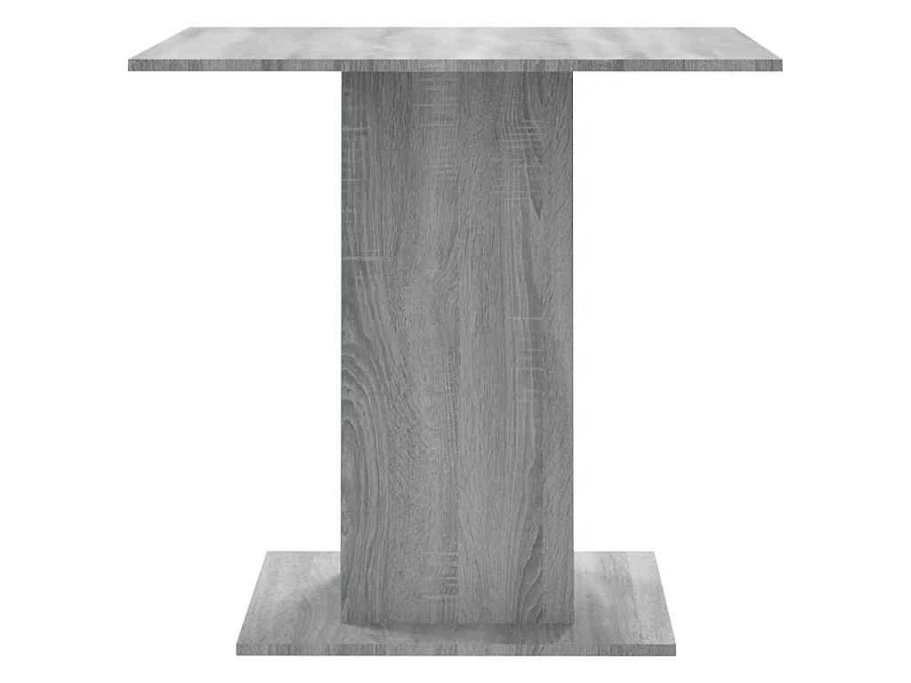 Table à dîner Sonoma gris 80x80x75 cm Bois d'ingénierie