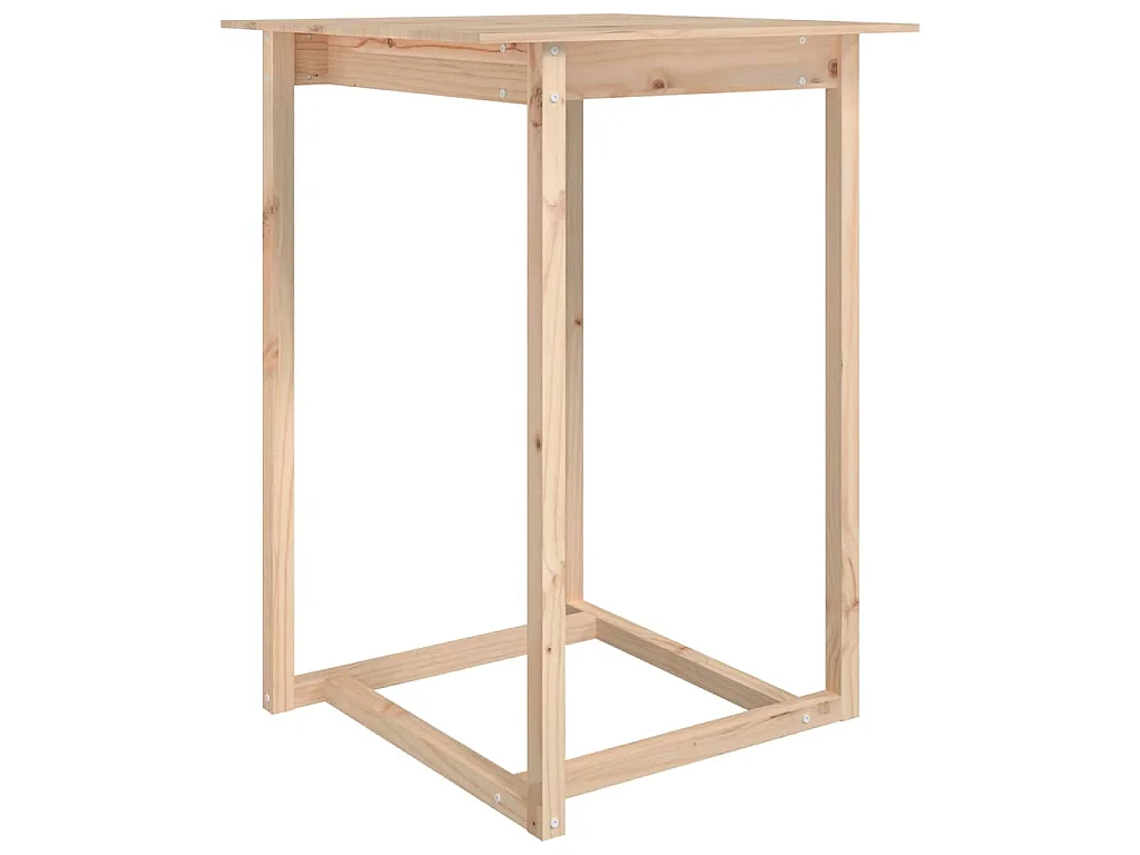 Table de bar 80x80x110 cm Bois massif de pin