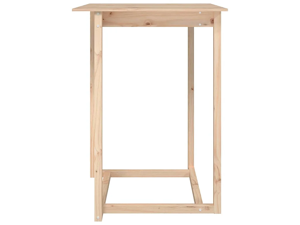 Table de bar 80x80x110 cm Bois massif de pin