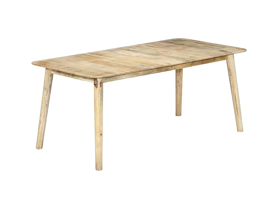 Table de salle à manger 180x90x76 cm Bois de manguier massif