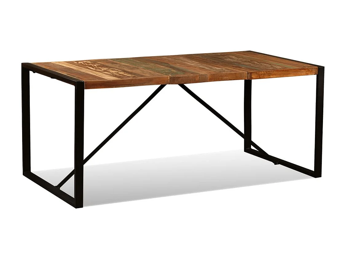 Eettafel 180 cm massief gerecycled hout