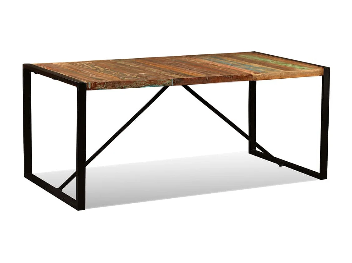 Eettafel 180 cm massief gerecycled hout