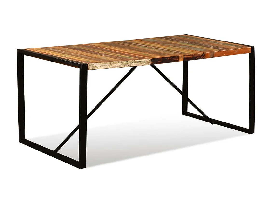 Eettafel 180 cm massief gerecycled hout