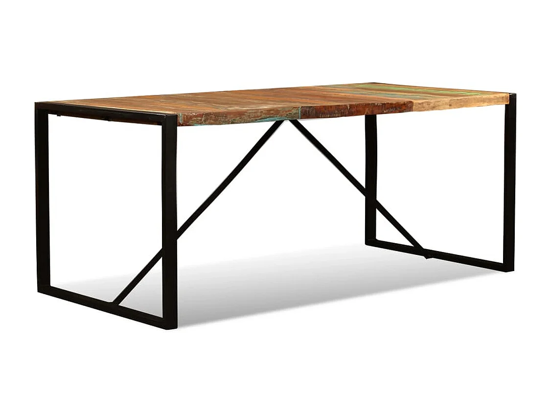 Eettafel 180 cm massief gerecycled hout