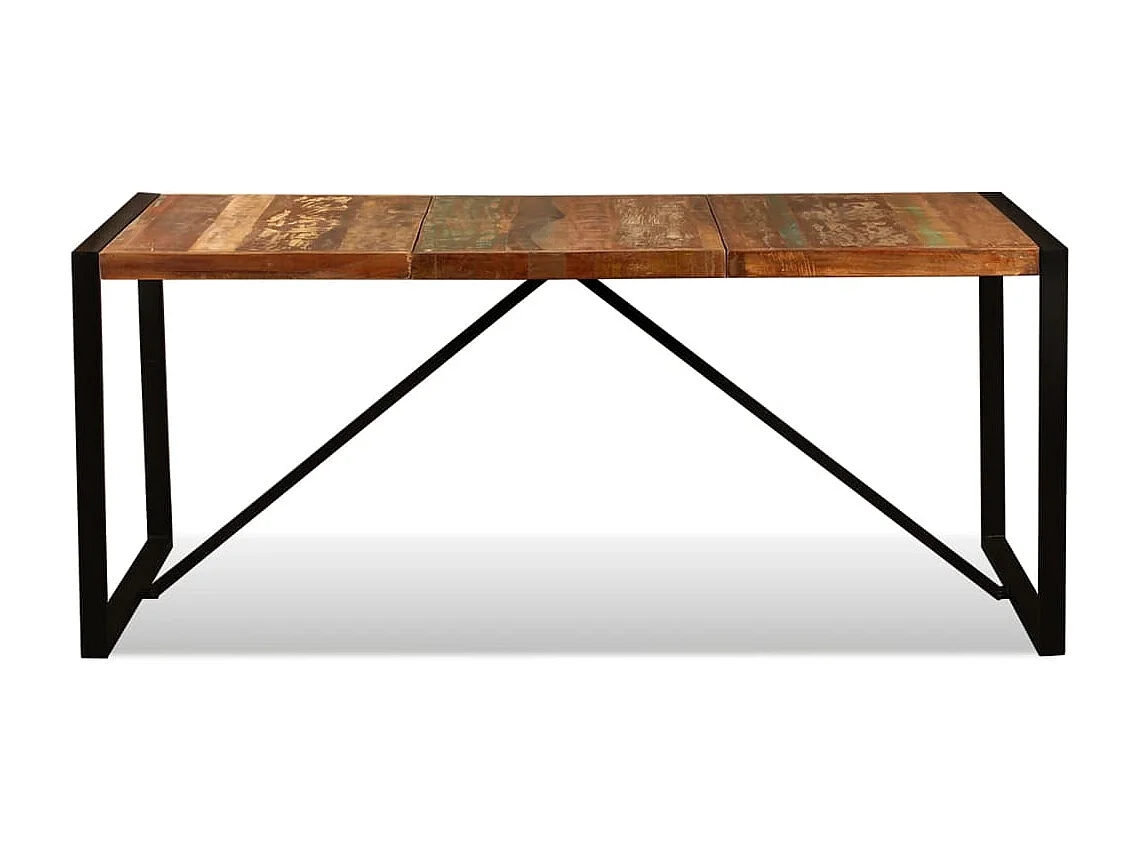 Eettafel 180 cm massief gerecycled hout