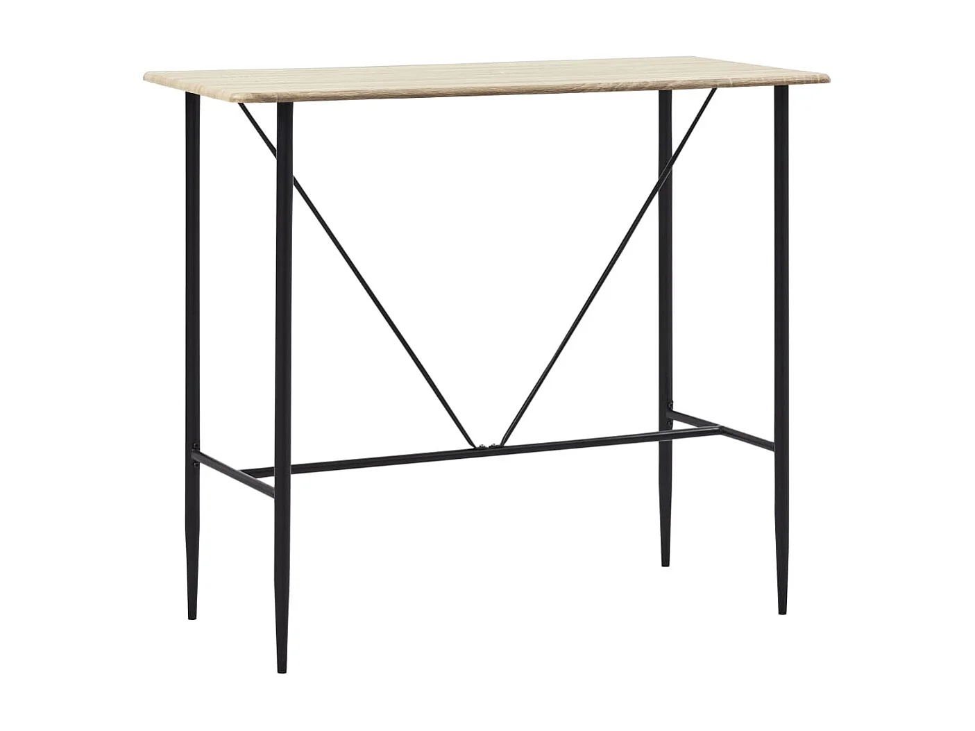 Table de bar Chêne 120 x 60 x 110 cm MDF