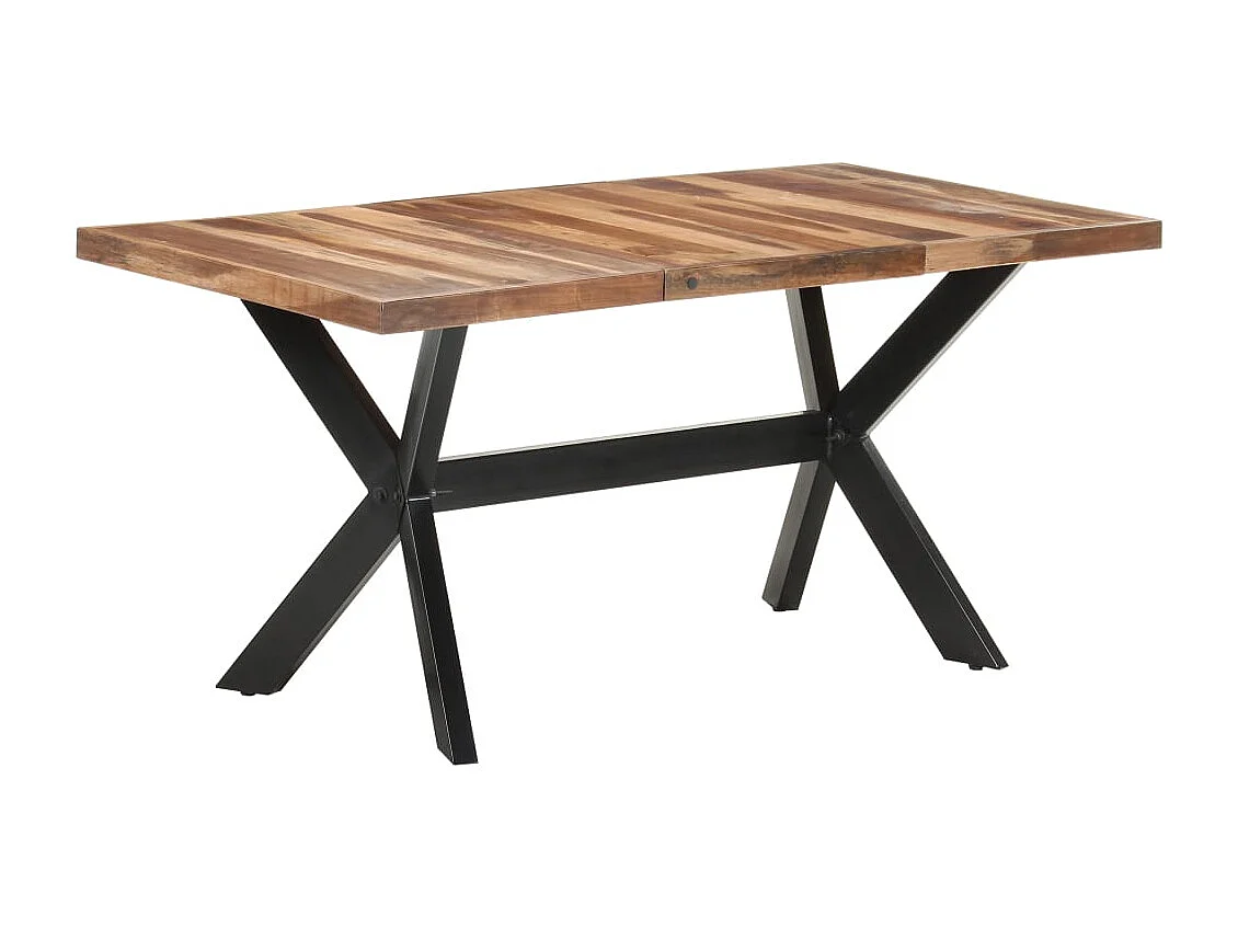 Table de salle à manger 160x80x75 cm Bois avec finition miel