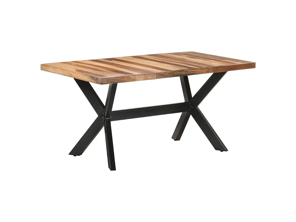 Table de salle à manger 160x80x75 cm Bois avec finition miel