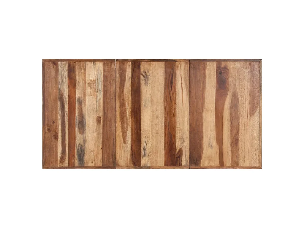 Table de salle à manger 160x80x75 cm Bois avec finition miel