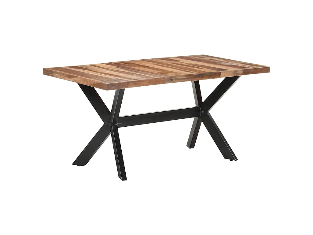 Table de salle à manger 160x80x75 cm Bois avec finition miel