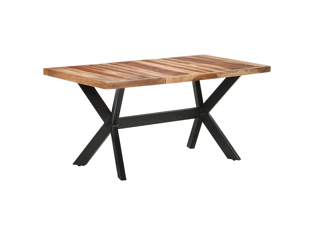 Table de salle à manger 160x80x75 cm Bois avec finition miel