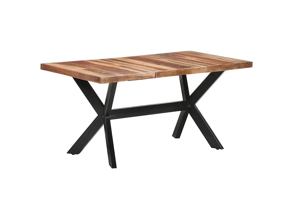 Table de salle à manger 160x80x75 cm Bois avec finition miel