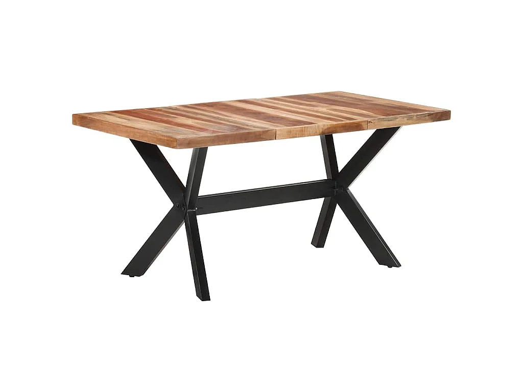 Table de salle à manger 160x80x75 cm Bois avec finition miel