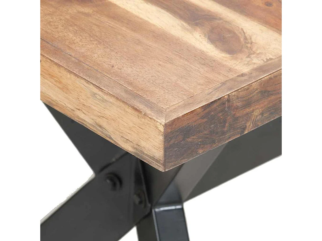 Table de salle à manger 160x80x75 cm Bois avec finition miel