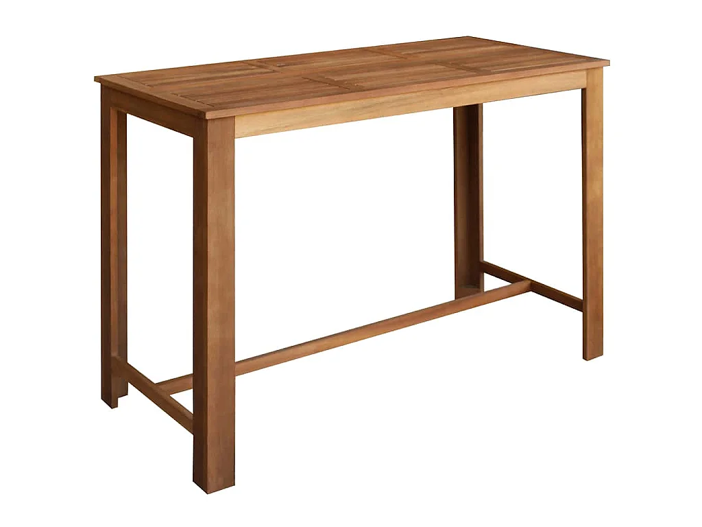 Table de bar Bois d'acacia massif 150x70x105 cm