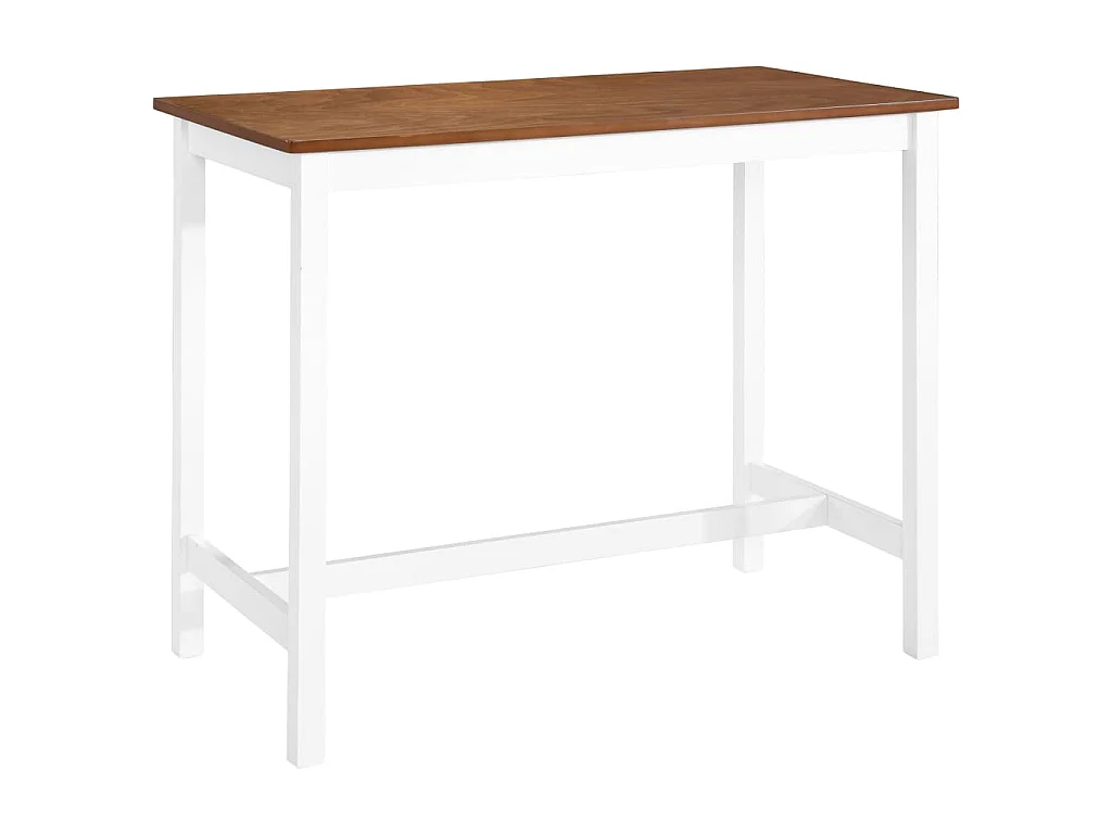 Table de bar Bois massif 108x60x91 cm