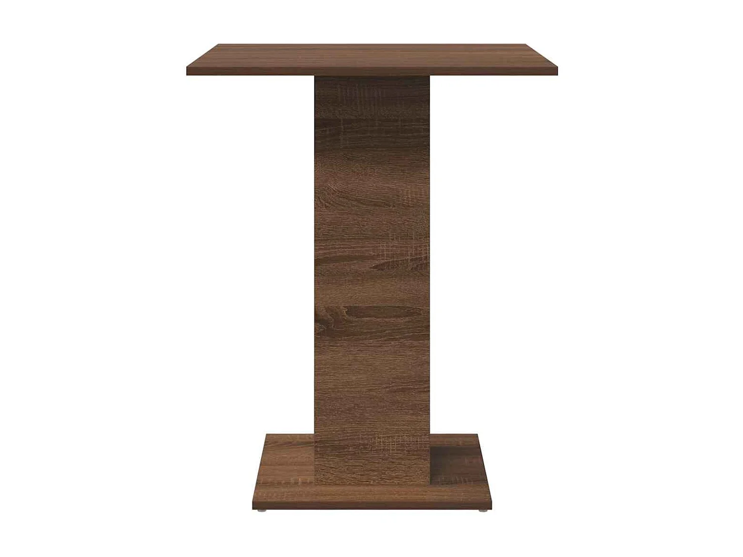 Table de bistro Chêne marron 60x60x75 cm Bois d'ingénierie