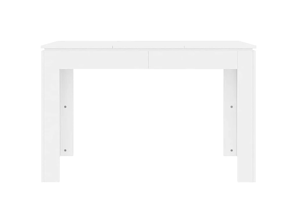 Table de salle à manger Blanc 120x60x76 cm Bois d'ingénierie