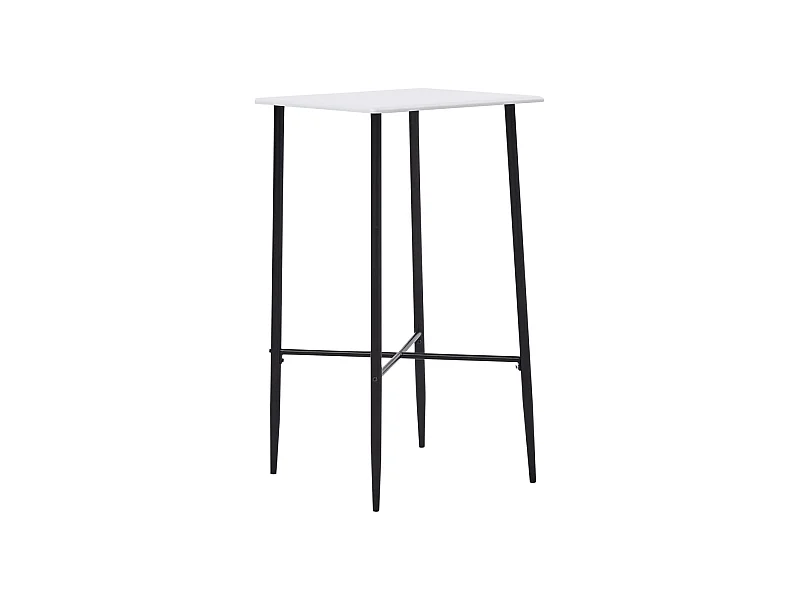 Bartisch Weiß 60 x 60 x 111 cm MDF