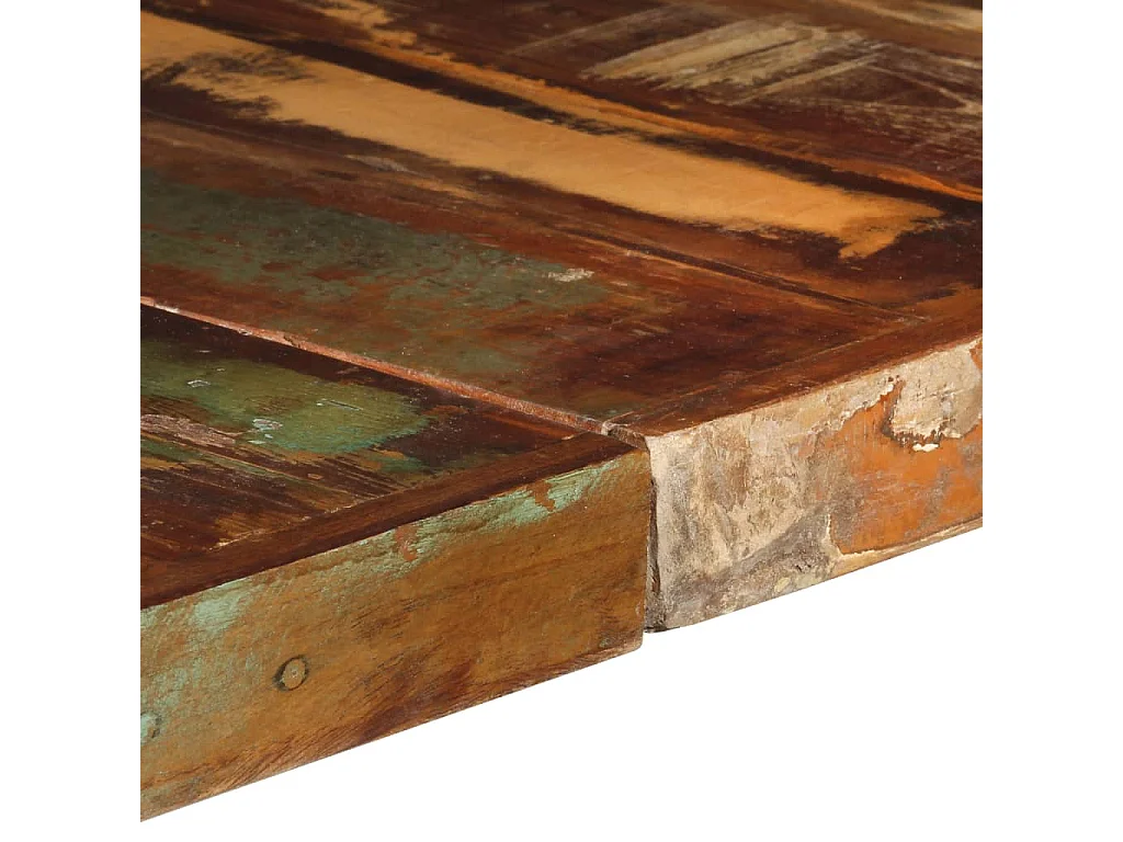 Table à manger 140x140x75 cm Bois de récupération massif