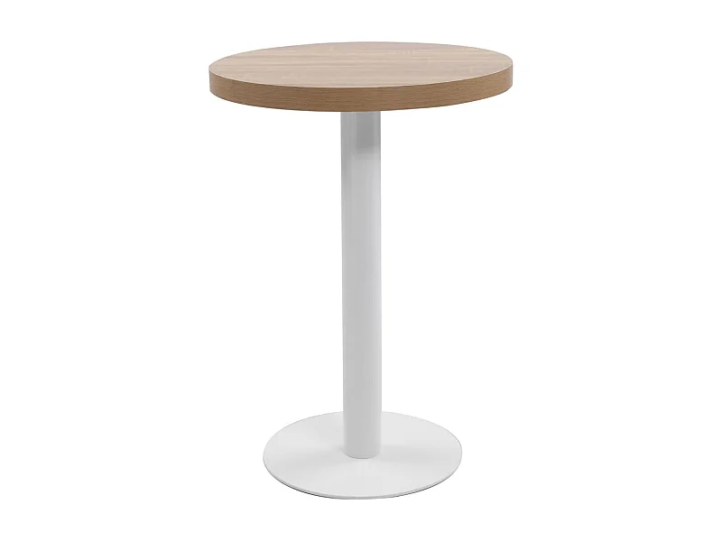 Bistrotisch Hellbraun 60 cm MDF