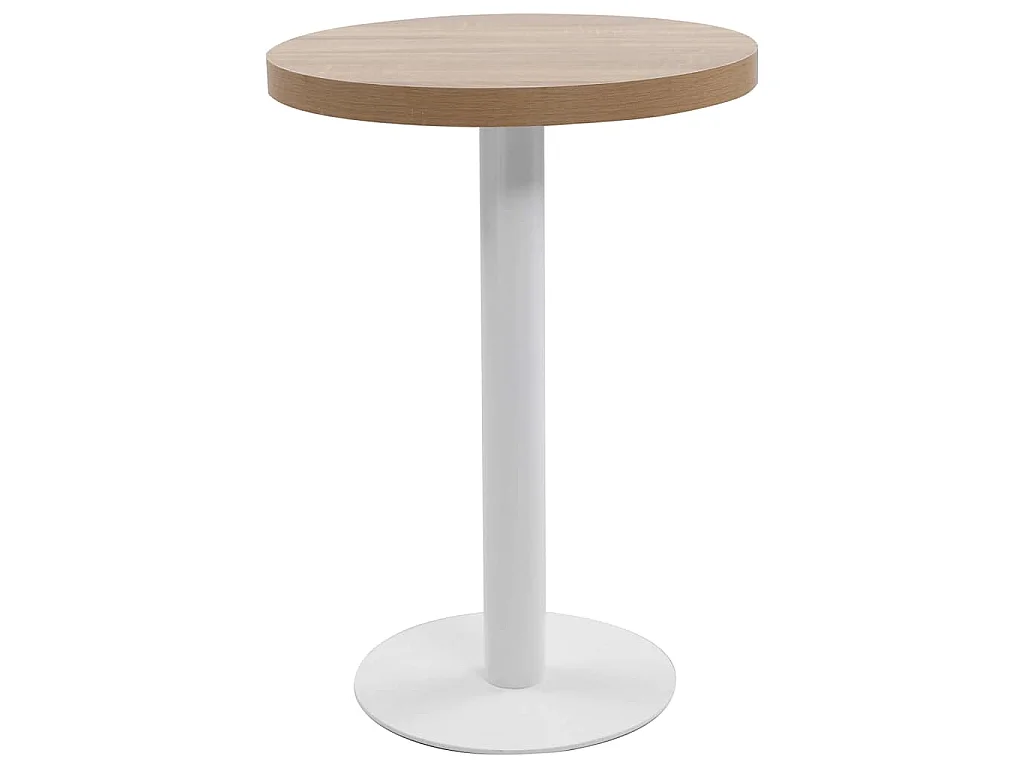 Bistrotisch Hellbraun 60 cm MDF